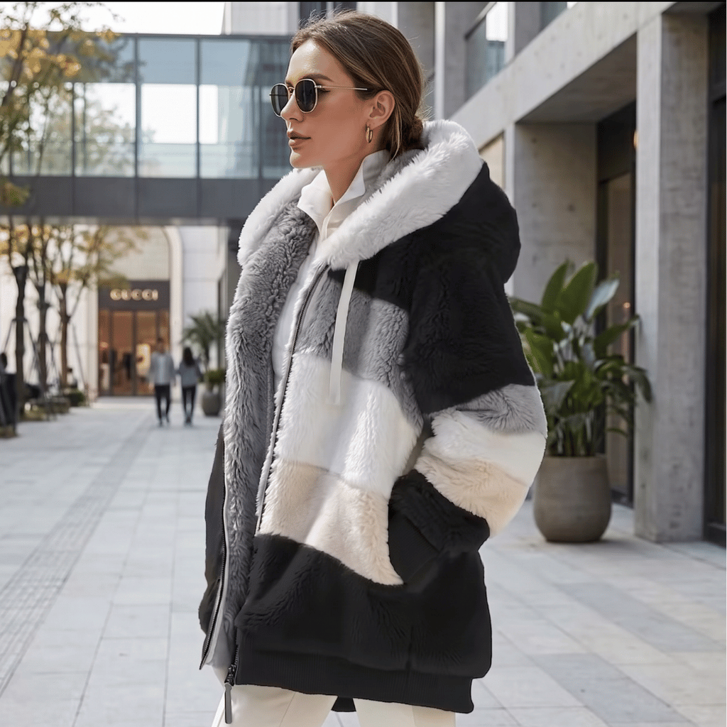 Luxe Cloud Faux Fur Zip Hoodie