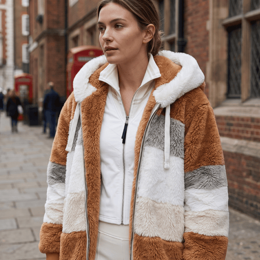 Luxe Cloud Faux Fur Zip Hoodie