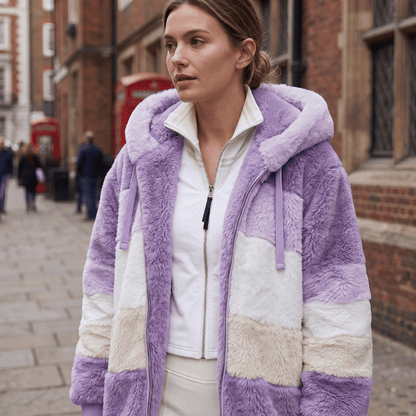 Luxe Cloud Faux Fur Zip Hoodie